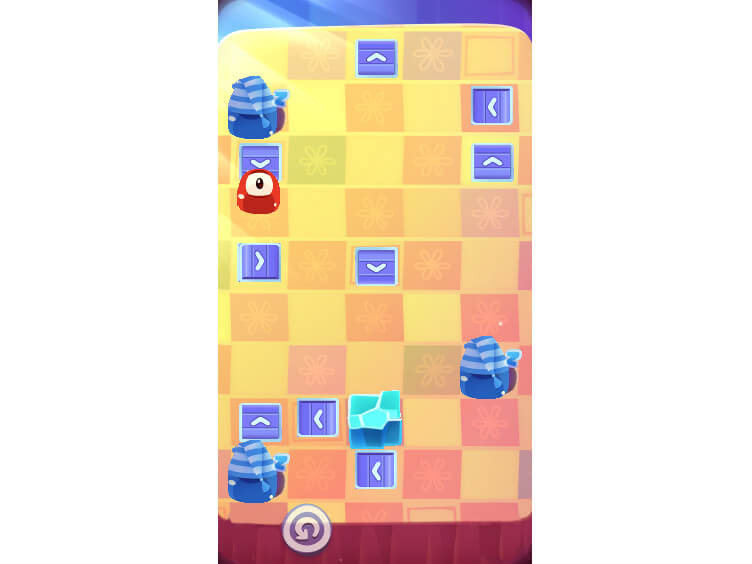 Jeu Monster Plateau avec flèches directionnelles