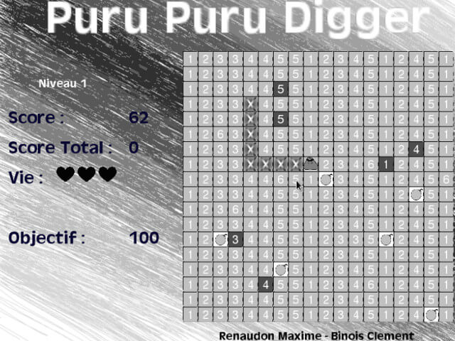 Jeu de Puru Puru Digger