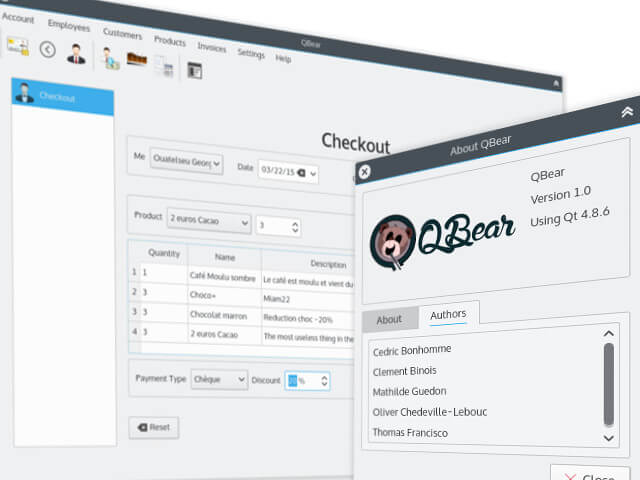 Application de gestion d'entreprise