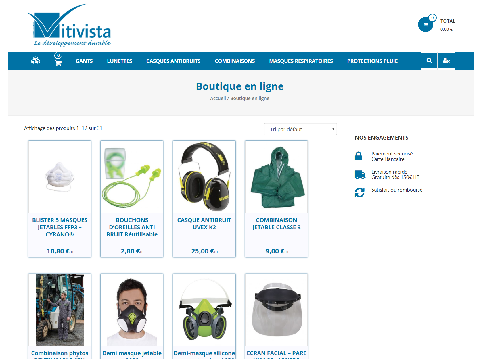 Vitivista.com Boutique en ligne