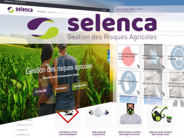 Site web et e-commerce de Selenca - Alternance Vitivista