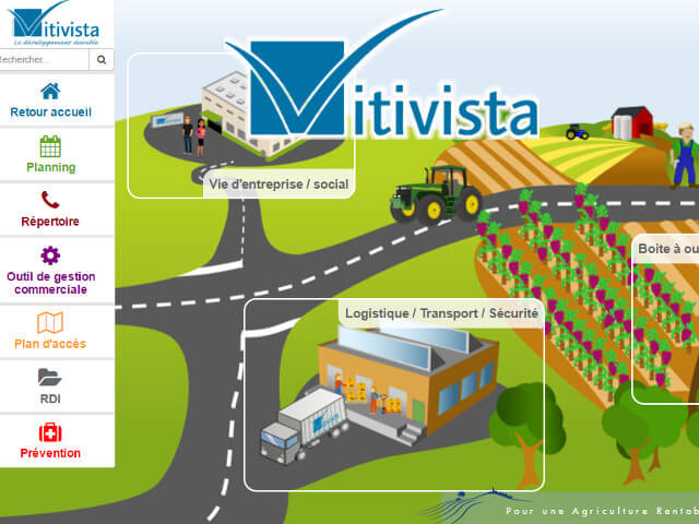 Intranet - Stage chez Vitivista SAS