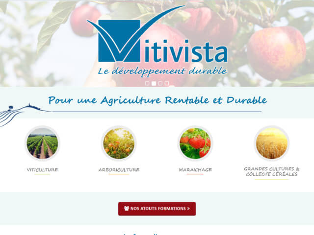 Site web & e-commerce - Alternance Vitivista